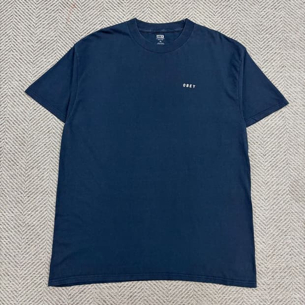 오베이 베이직 로고 티셔츠 v3095