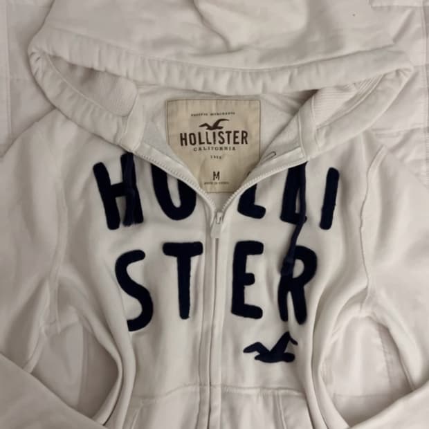 홀리스터 딱붙핏 후드집업