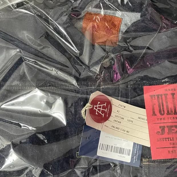 풀카운트 2107 데님자켓 42사이즈 새상품 팝니다. (40새상품교환가능