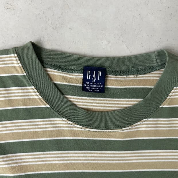 90s old gap border t shirt 올드 갭 