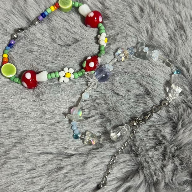 여름정원 비즈 팔찌 모리걸페어리