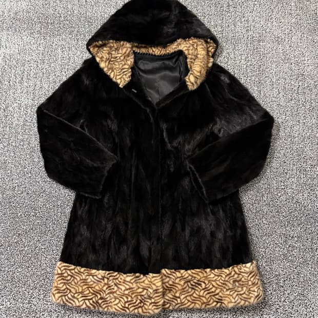 빈티지9. 대동모피 밍크100 코트 갸루 퍼 자켓 (택포)