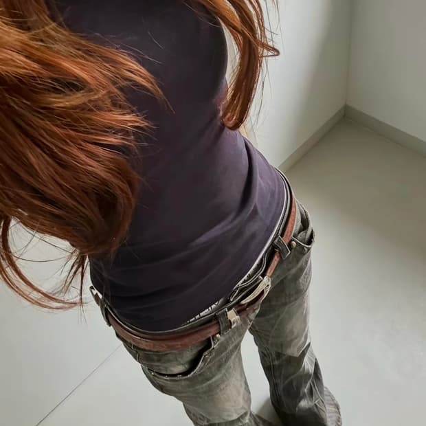 vintage belt 빈티지 벨트