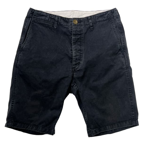 비즈빔 블랙 치노 하프 팬츠 (2)