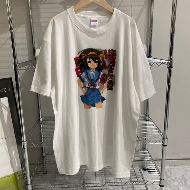 스즈미야 하루히 부틀렉 애니메이션 티셔츠