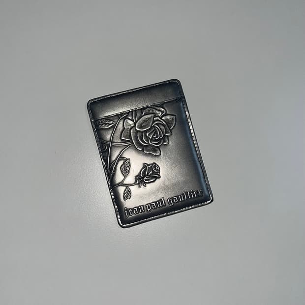 jean paul gaultier 쟝폴고티에 뉴 로즈 실버 카드케이스