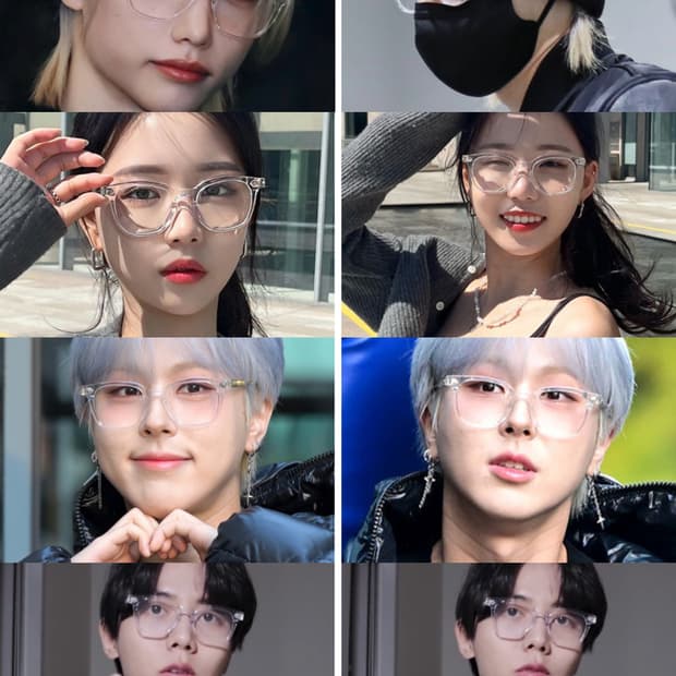 제니, 주우재 안경 젠틀몬스터 쿠보 KUBO-C1 