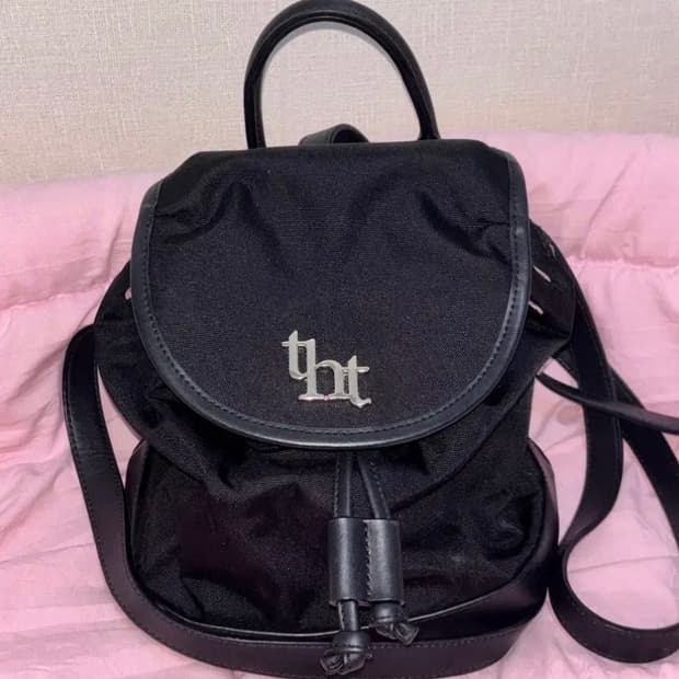 쓰리타임즈 아콘 백팩 블랙 acorn backpack 쓰탐