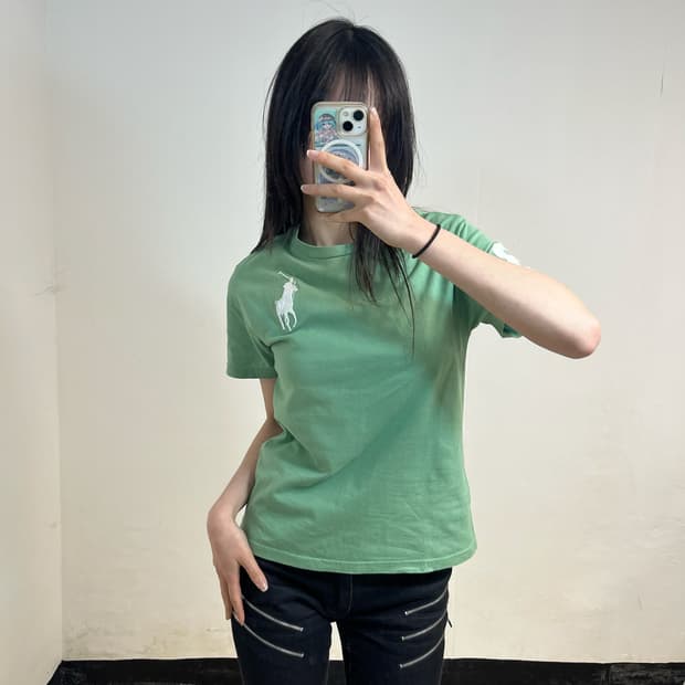 Polo Ralph Lauren green big pony t-shirt