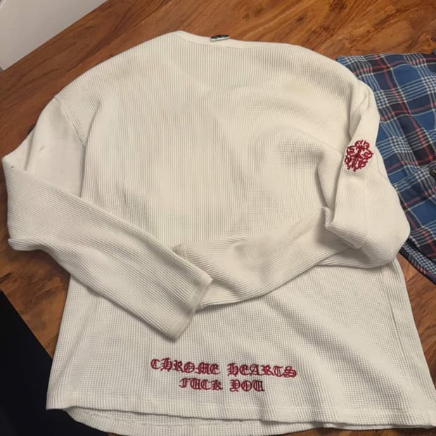 빈티지 크롬하츠 Fuck You 써멀 롱슬리브