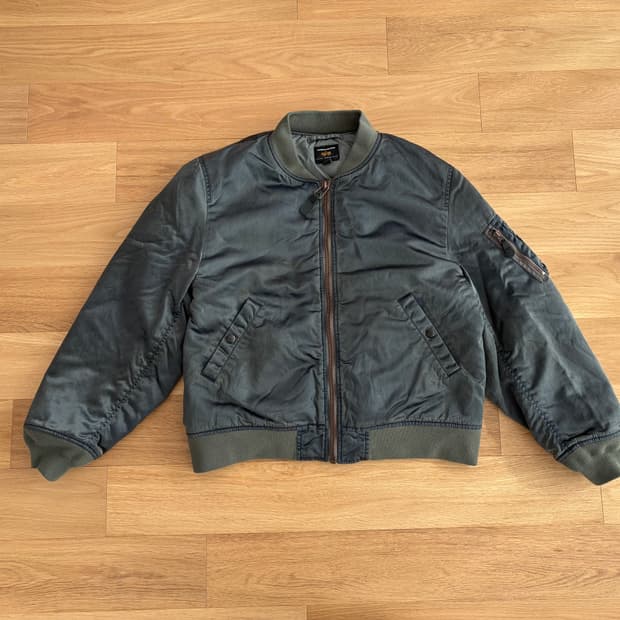 알파인더스트리 디스이즈네버댓 ma-1 라지