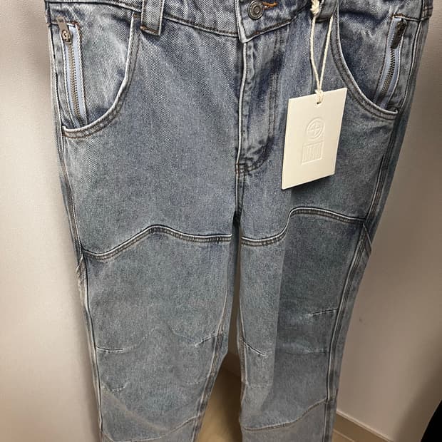 MPa CALF POCKET PANTS (STEEL BLUE)