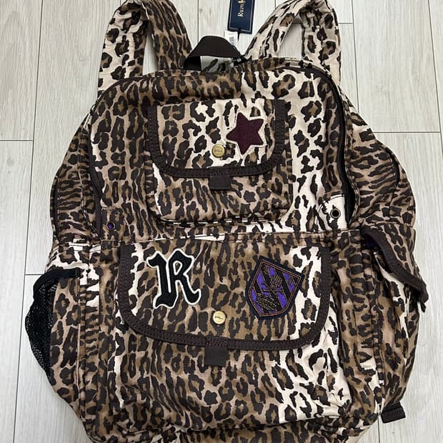 폴로 랄프로렌 레오파드 백팩