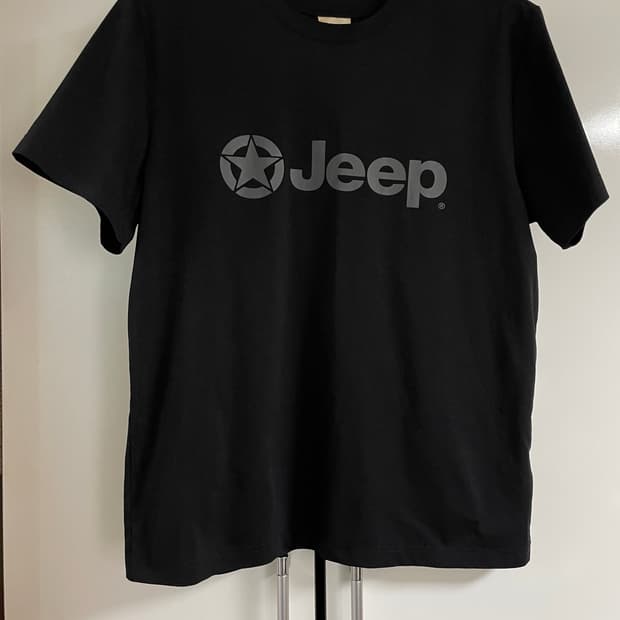 jeep 지프 반팔 티셔츠 검정 남녀공용