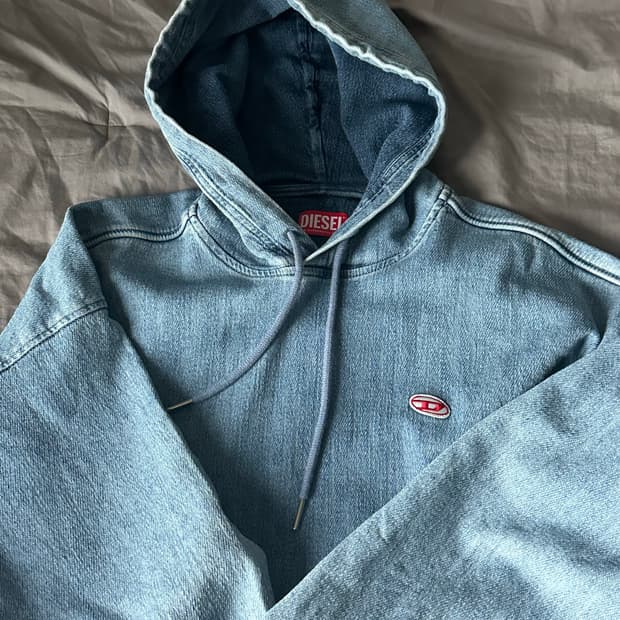 Diesel 데님 후드