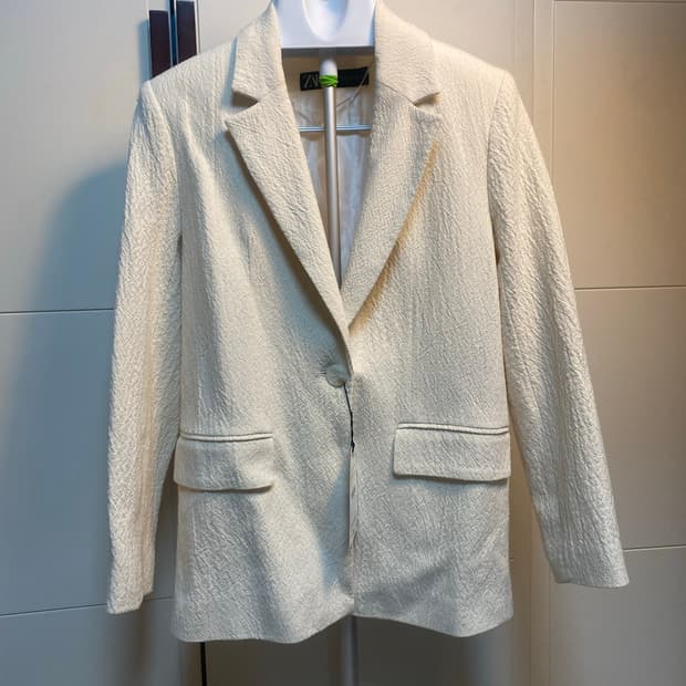 ZARA 아이보리  블레이저 XS