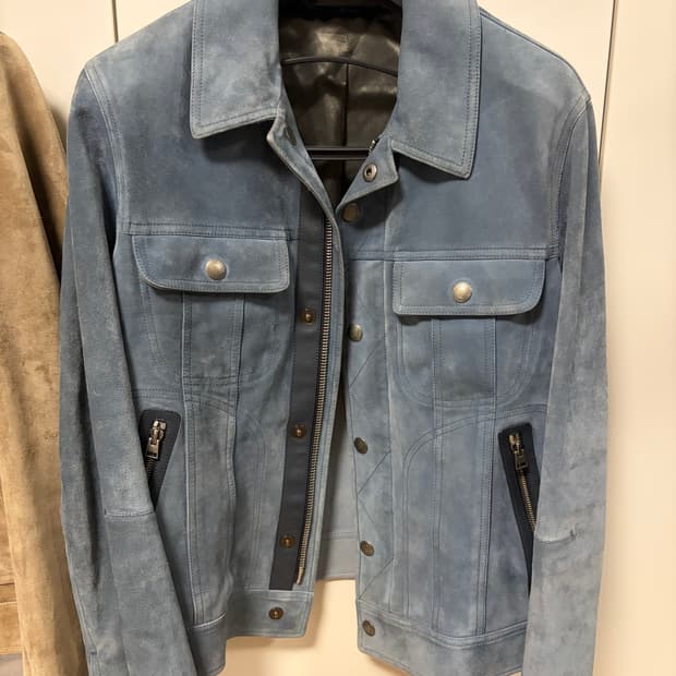 톰포드 스웨이드 트러커 50 오션블루