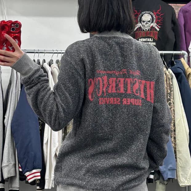 히스테릭 글래머 빅로고 가디건