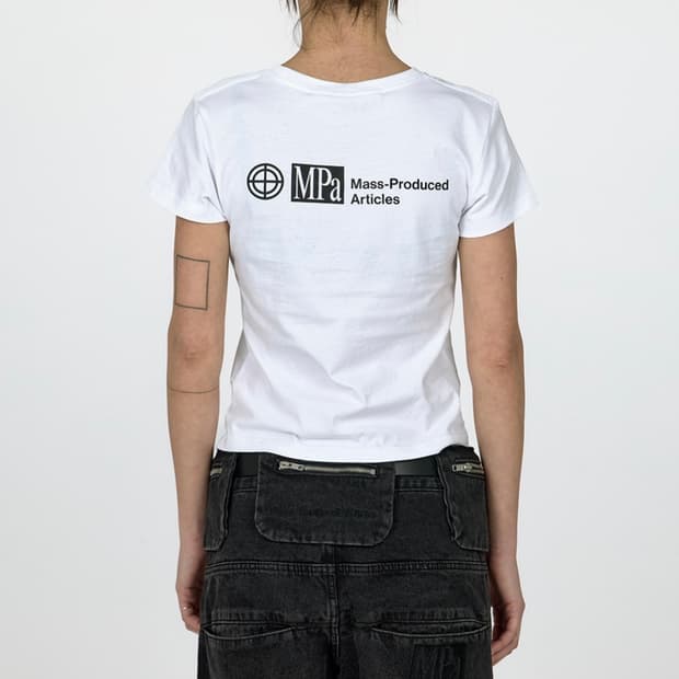 (s->m) 플라스틱프로덕트 MPa T-SHIRT WOMEN WHITE