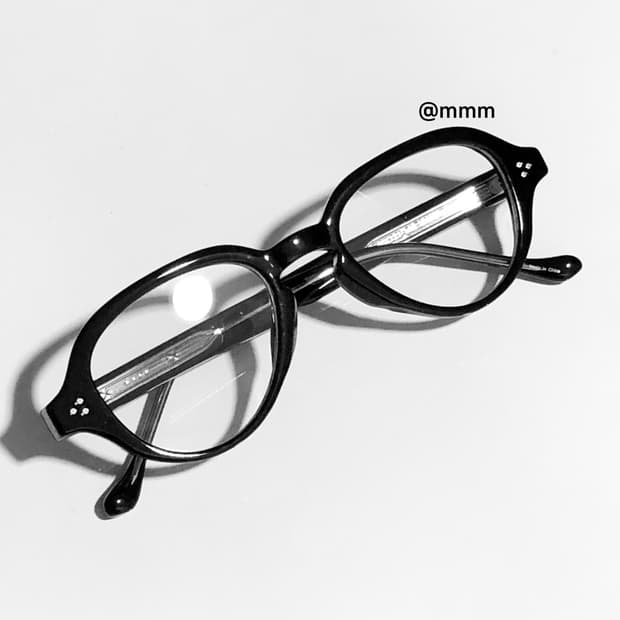 (Unisex)빈티지 세미 보잉 안경