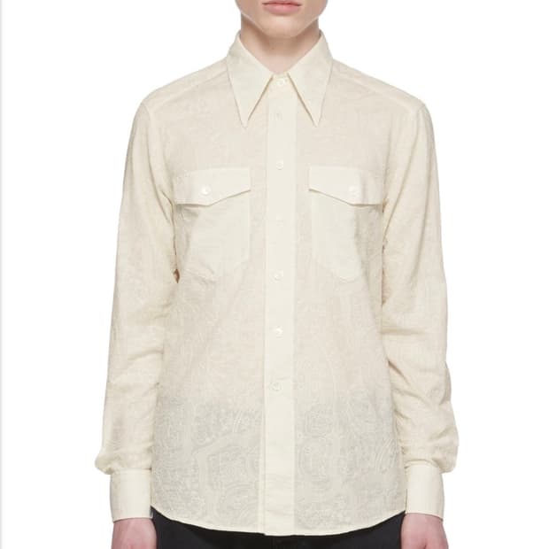 [XL] 썬플라워 웨인 셔츠 에크루