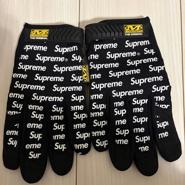 슈프림 메카닉스 글러브 블랙