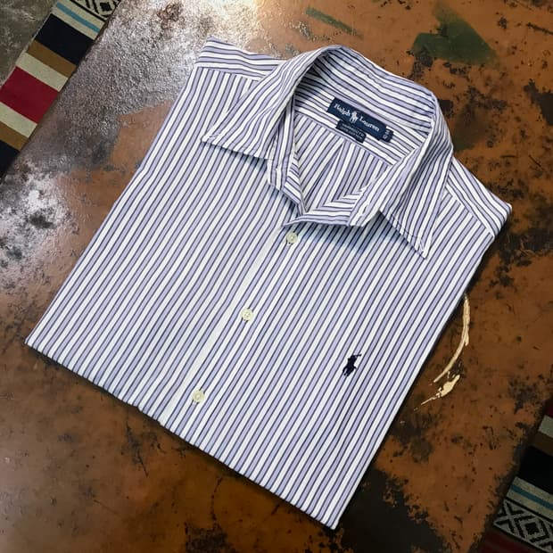 폴로랄프로렌 블루 멀티 스트라이프 셔츠 남성 105 사이즈 