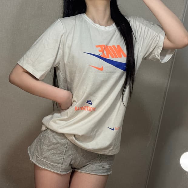 나이키 더블 빅 스우시 MT 스포츠 반팔티