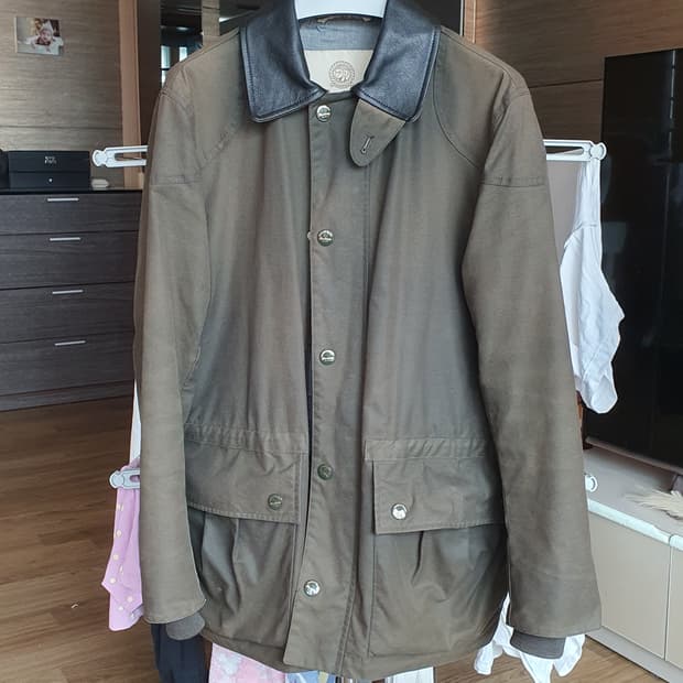 바스통 001 헌팅 왁스자켓 M 올리브