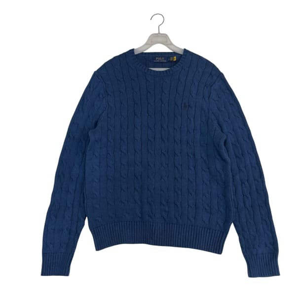 폴로 랄프로렌 QR 꽈배기 니트