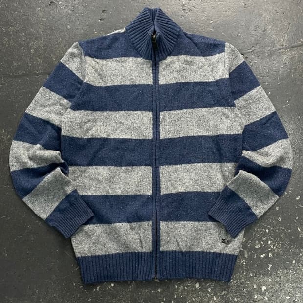 100 헨리코튼 니트집업 