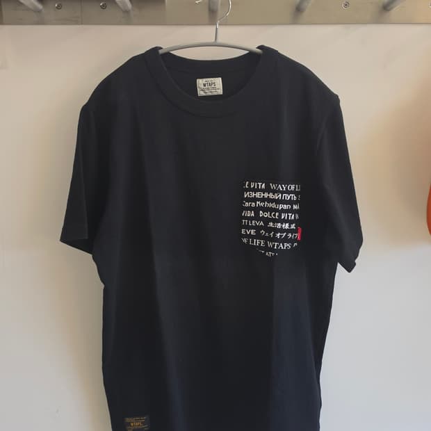 더블탭스 16ss WAY OF LIFE 포켓 티셔츠