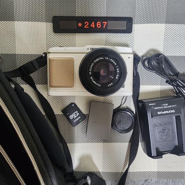 올림푸스 E-P1 디지털카메라 가방세트