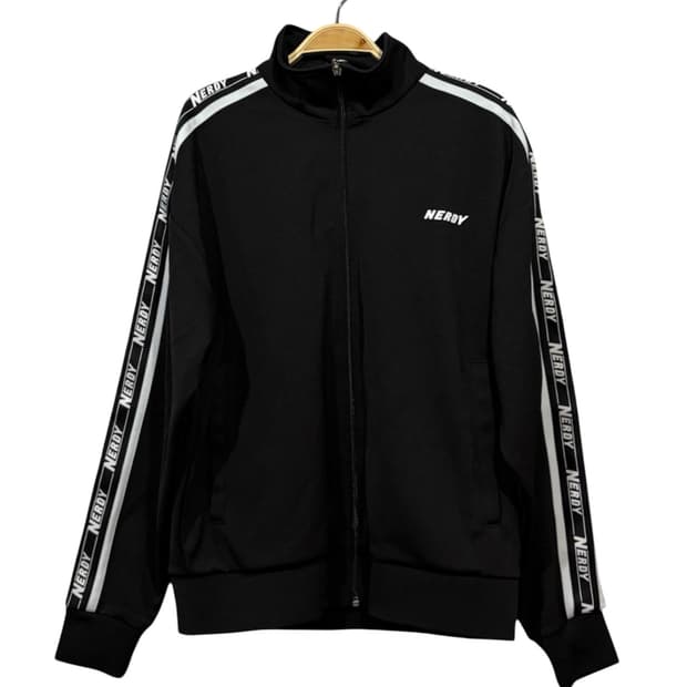 널디 트랙 져지 집업 /블랙 S