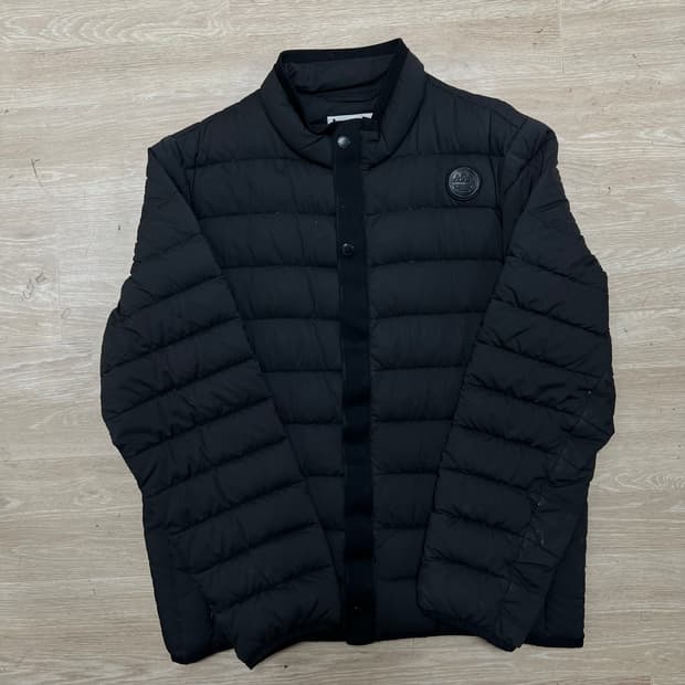 지프 JEEP 덕다운 로고 와펜 경량패딩 점퍼 [블랙] XL/105