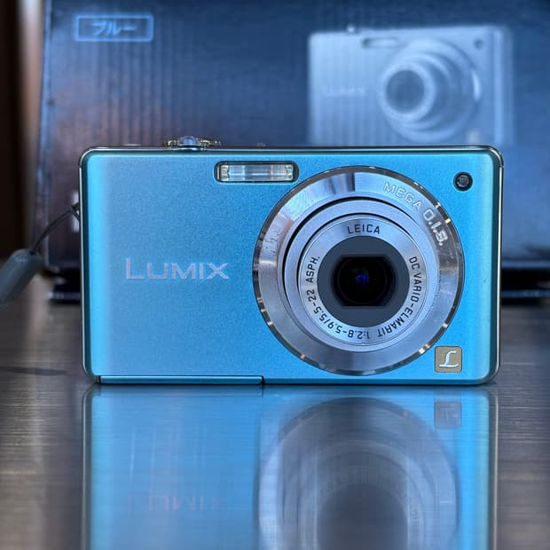 박스O)파나소닉 루믹스 DMC-FS6 민트색 빈티지디카