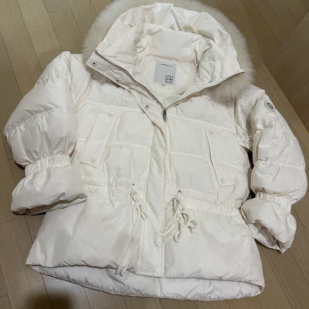 에고이스트 EGOIST 폭스퍼 구스다운 거위털패딩 55