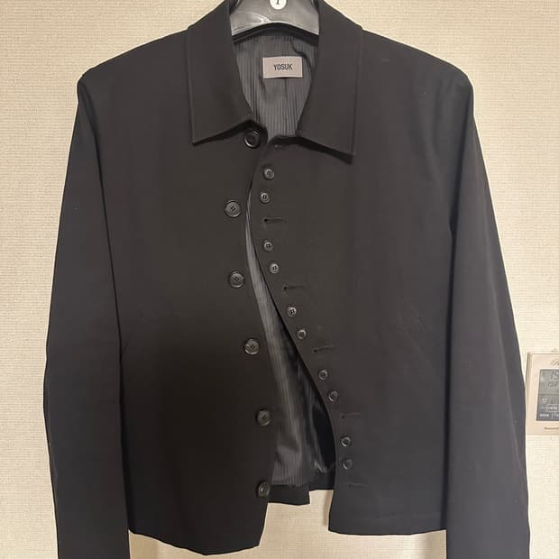 요석 s button 자켓 블랙 1사이즈