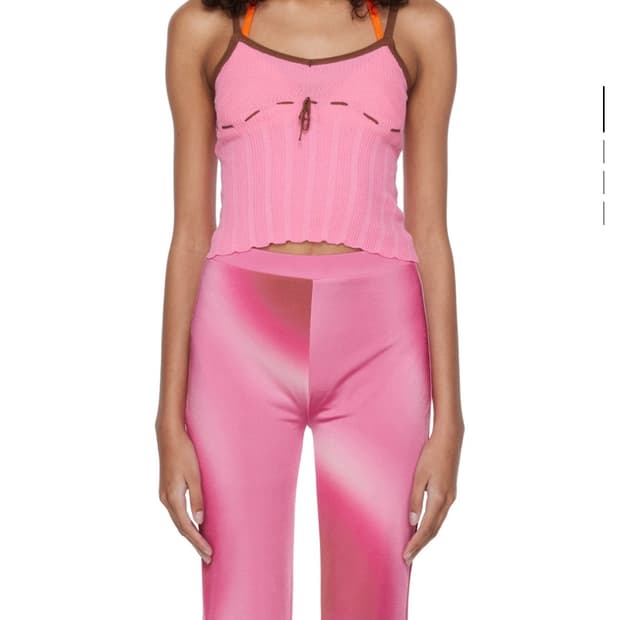 Gimaguas pink mola tank top (L)