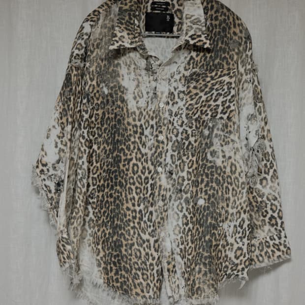 R13 레오파드 셔츠