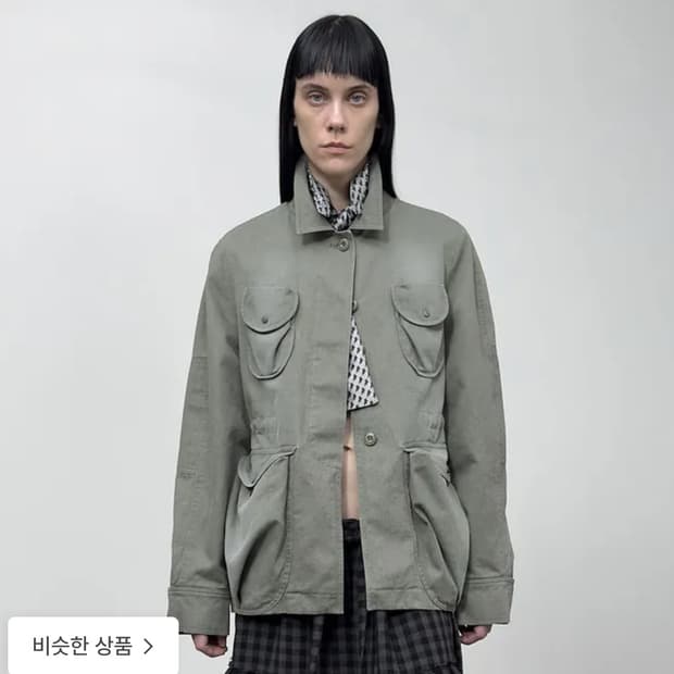 오픈와이와이 사파리 자켓 카키 m