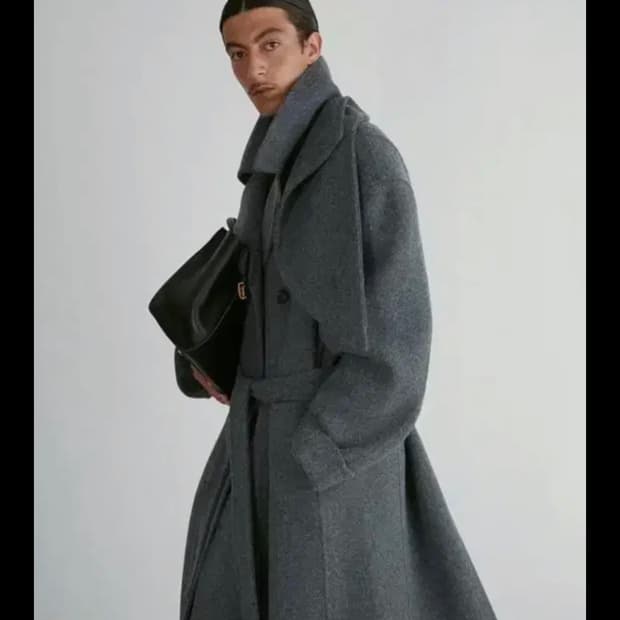 (구매) 렉토 핸드메이드 코트 그레이