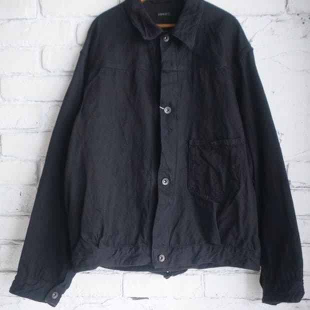 Comoli 코모리 데님 자켓 블랙 4