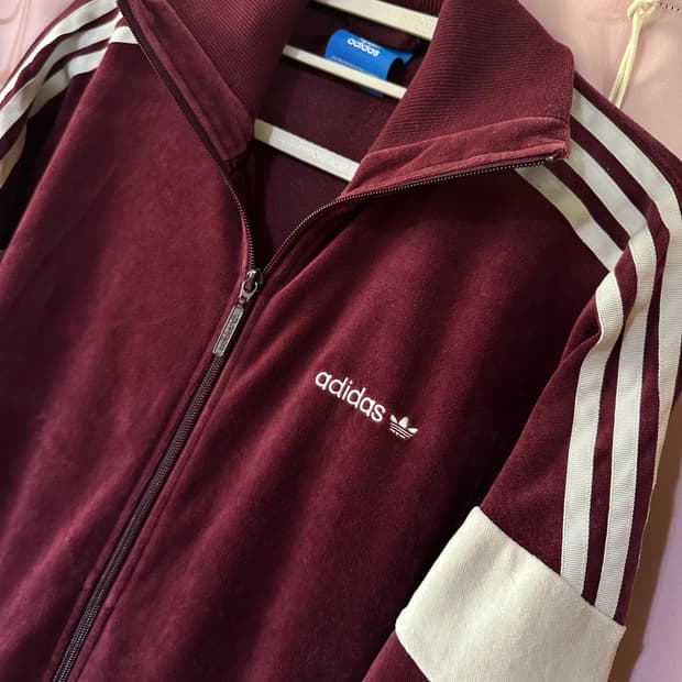 아디다스져지 아디다스 버건디 벨벳 져지 희귀져지 아디다스벨벳 집업 대장