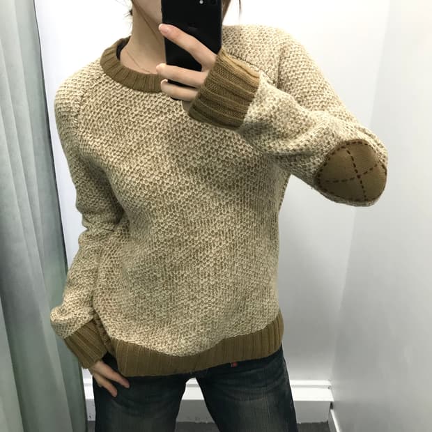 티니위니 베이지 모혼방 니트 