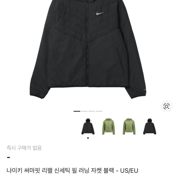 나이키 경량 패딩