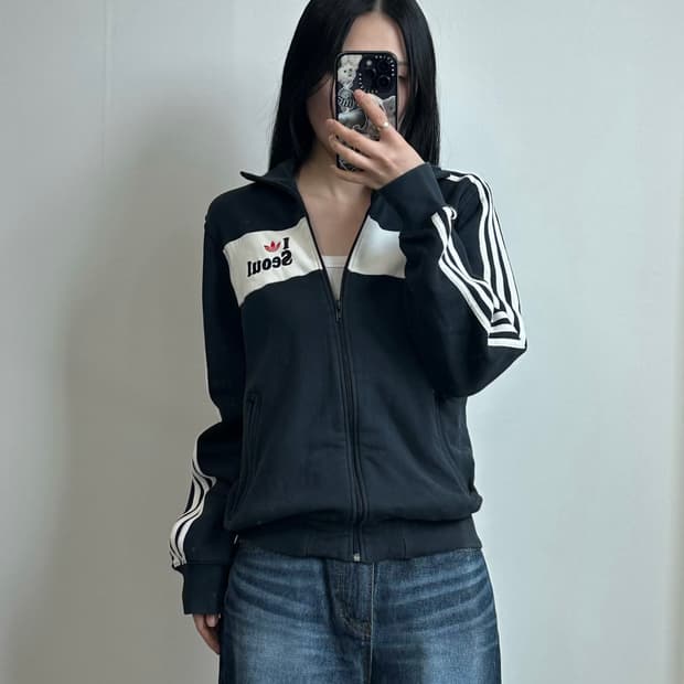 아디다스 아이러브 서울 오래오 배색 져지