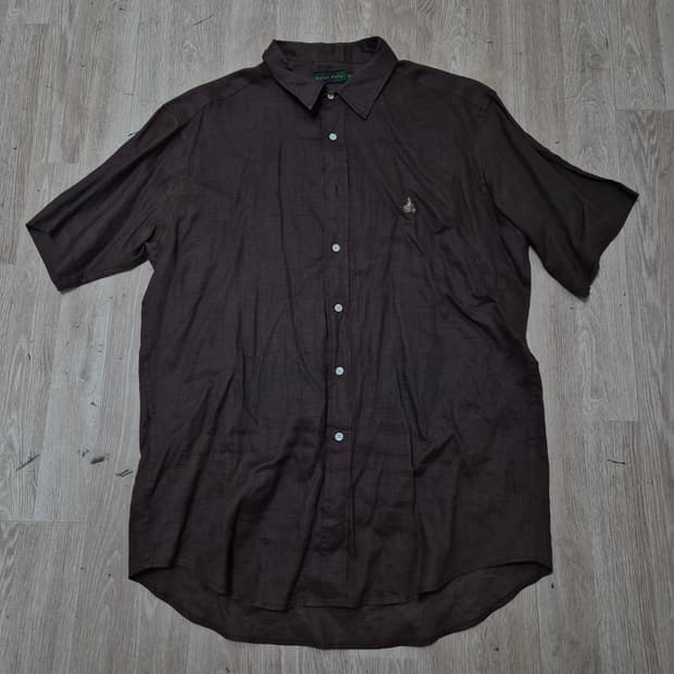 빈폴 남성 자수 로고 코튼 반팔셔츠 XL(105)