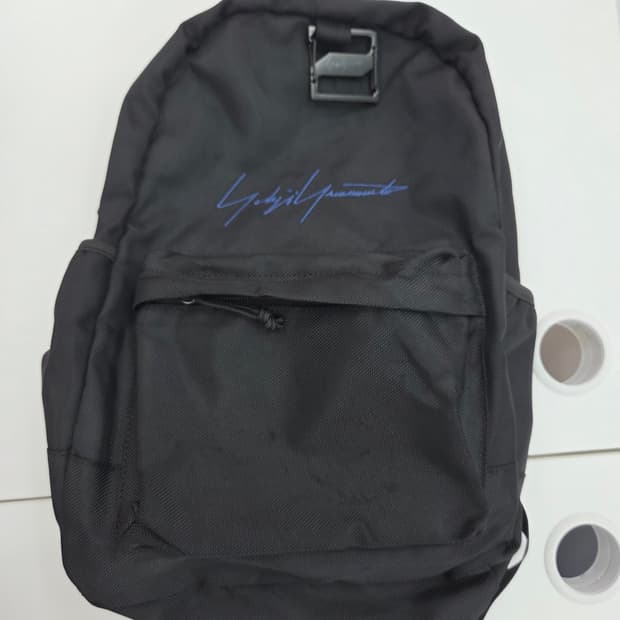 요지 야마모토 X 뉴에라 콜라보 블랙 백팩