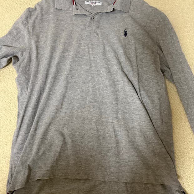 폴로 긴팔 카라 티셔츠 